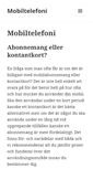 Mobile Screenshot of mobiltelefoni.se