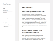 Tablet Screenshot of mobiltelefoni.se